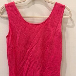Hot Pink Sleeveless Women's Top